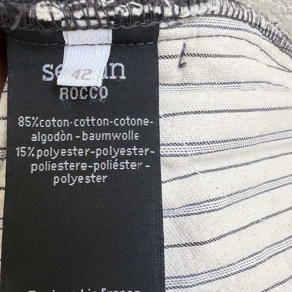 Sessun Pants Corduroy Rocco High Waisted Straight Leg Women Sz 42 US 10 Gray - Picture 7 of 8
